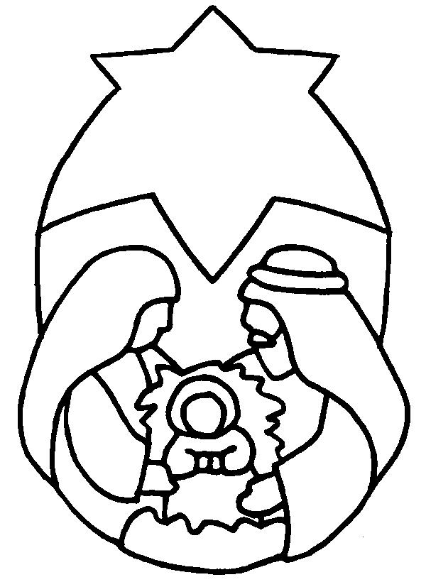 Fisă de colorat cu Craciun cei trei magi de colorat p14