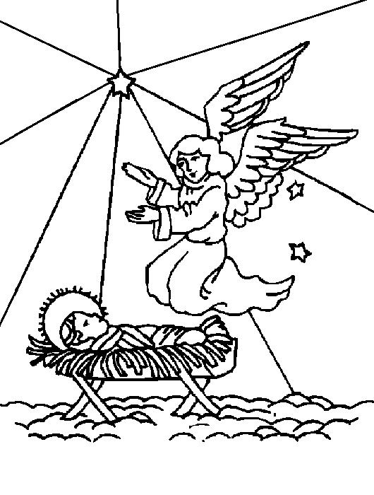 Fisă de colorat cu Craciun cei trei magi de colorat p20