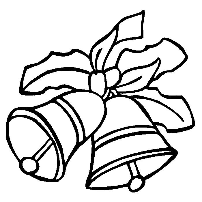 Fisă de colorat cu Craciun clopotei de colorat p09