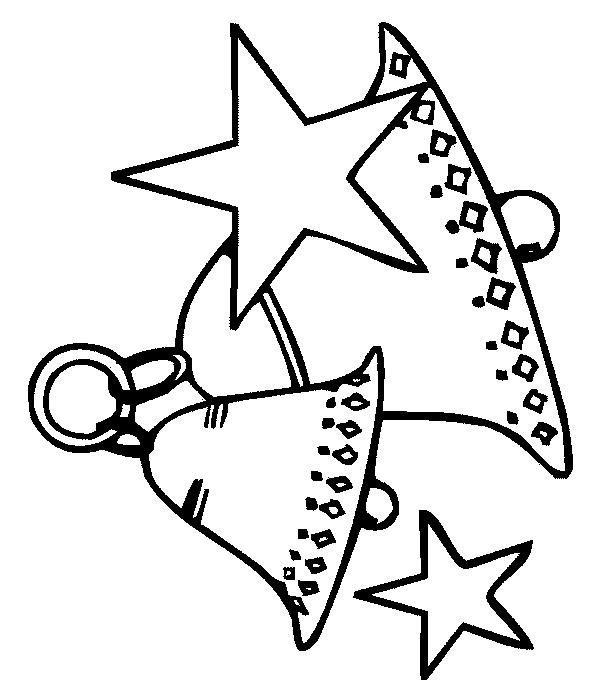 Fisă de colorat cu Craciun clopotei de colorat p10