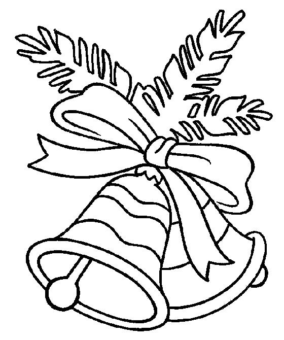 Fisă de colorat cu Craciun clopotei de colorat p12