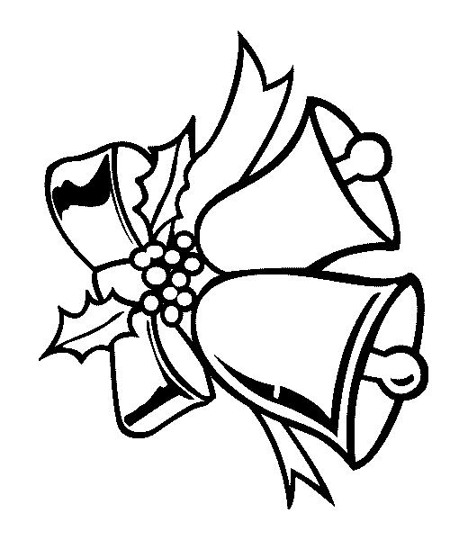 Fisă de colorat cu Craciun clopotei de colorat p16