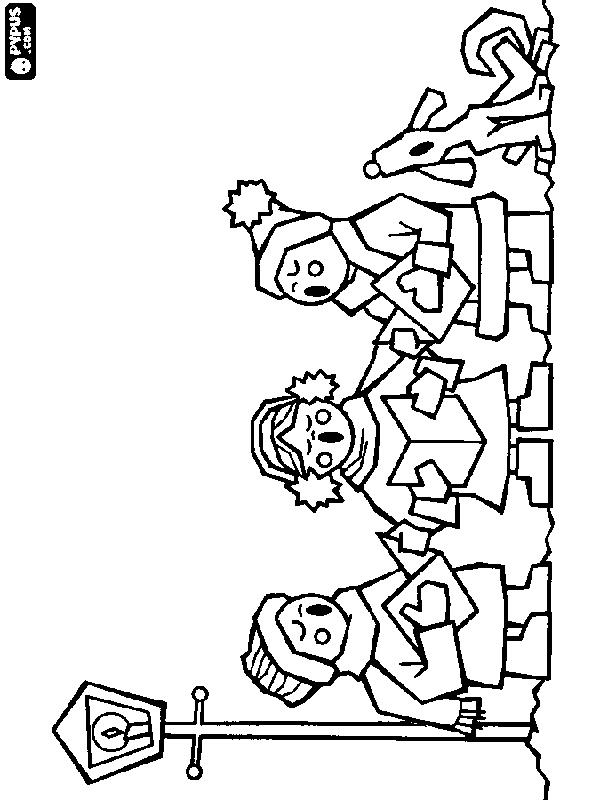 Fisă de colorat cu Craciun copii de colorat p06