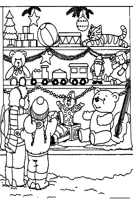 Fisă de colorat cu Craciun copii de colorat p10