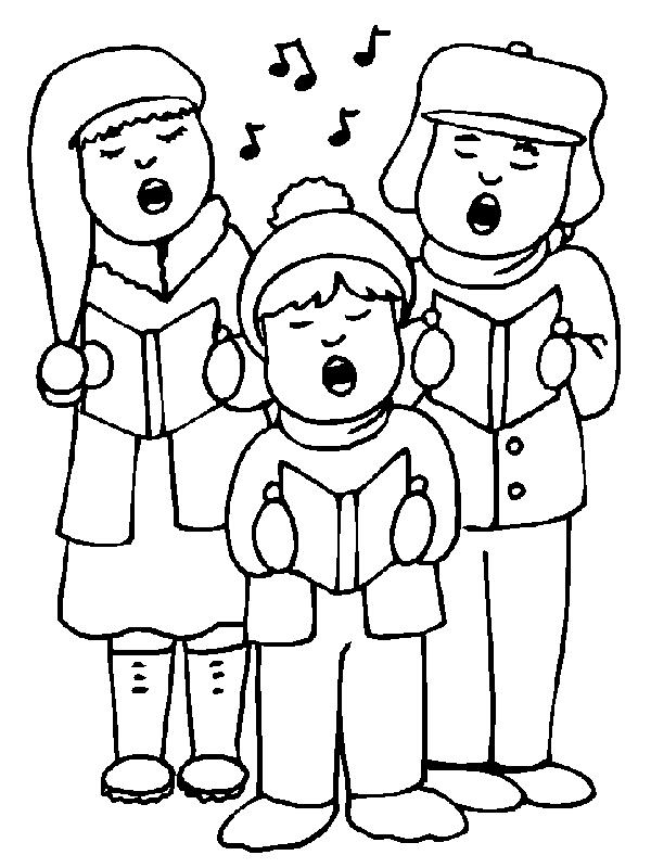 Fisă de colorat cu Craciun copii de colorat p21