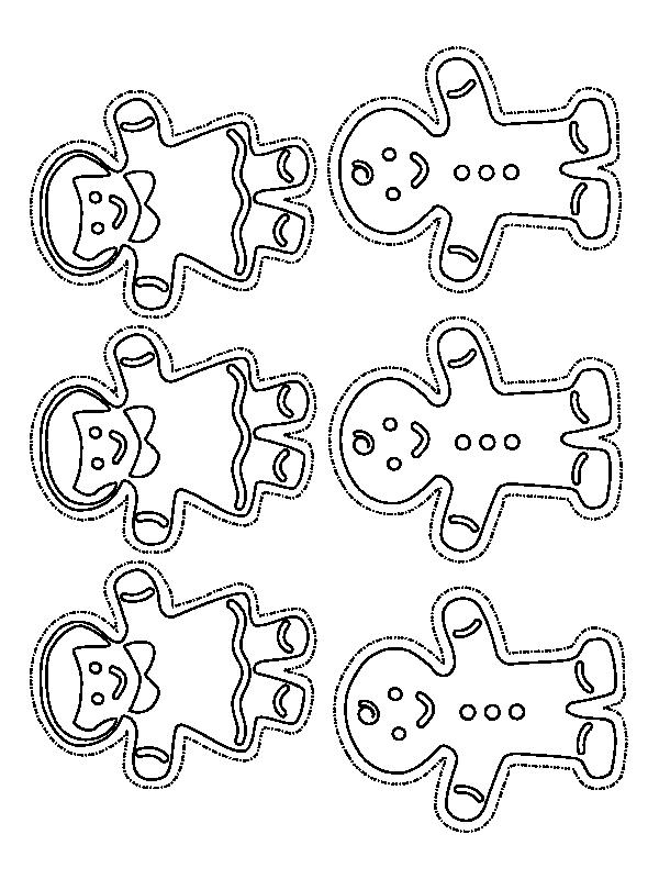 Fisă de colorat cu Craciun decoratiuni de colorat p09