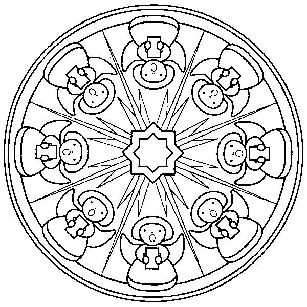 Fisă de colorat cu Craciun decoratiuni de colorat p14