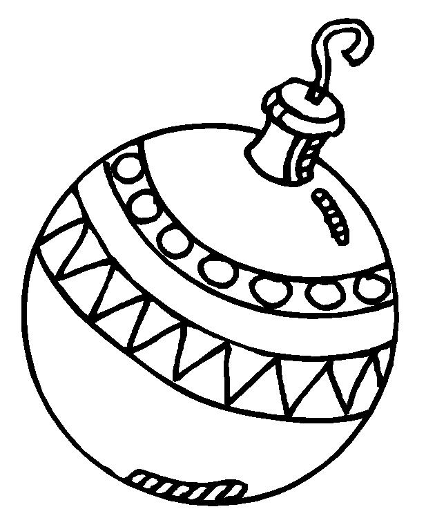 Fisă de colorat cu Craciun globuri de colorat p12