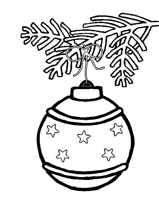 Fisă de colorat cu Craciun globuri de colorat p13