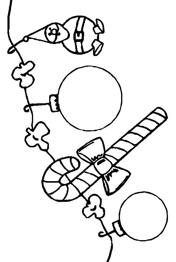Fisă de colorat cu Craciun globuri de colorat p14
