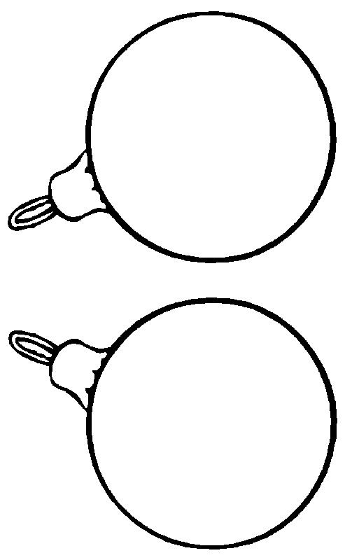 Fisă de colorat cu Craciun globuri de colorat p21