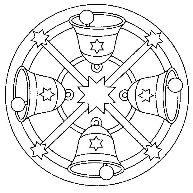 Fisă de colorat cu Craciun ornamente de colorat p07