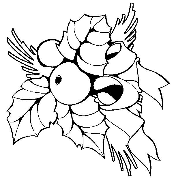 Fisă de colorat cu Craciun ornamente de colorat p22