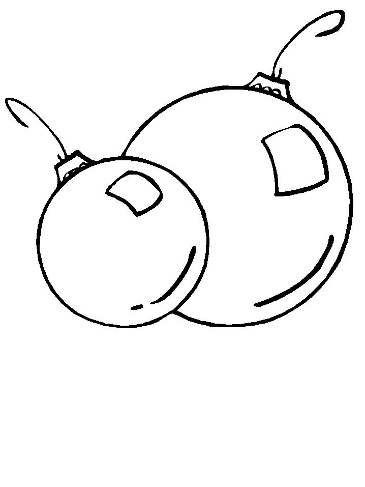 Fisă de colorat cu Craciun ornamente de colorat p31