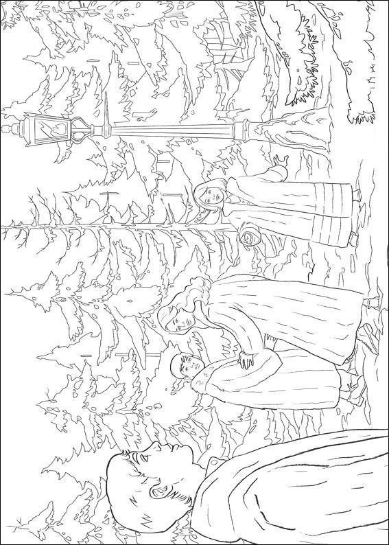 Fisă de colorat cu Cronicile din narnia de colorat p01