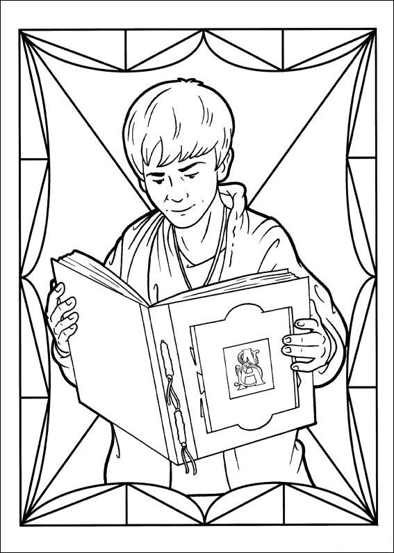 Fisă de colorat cu Cronicile spiderwick de colorat p01