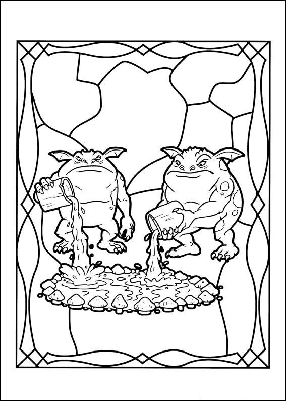 Fisă de colorat cu Cronicile spiderwick de colorat p02