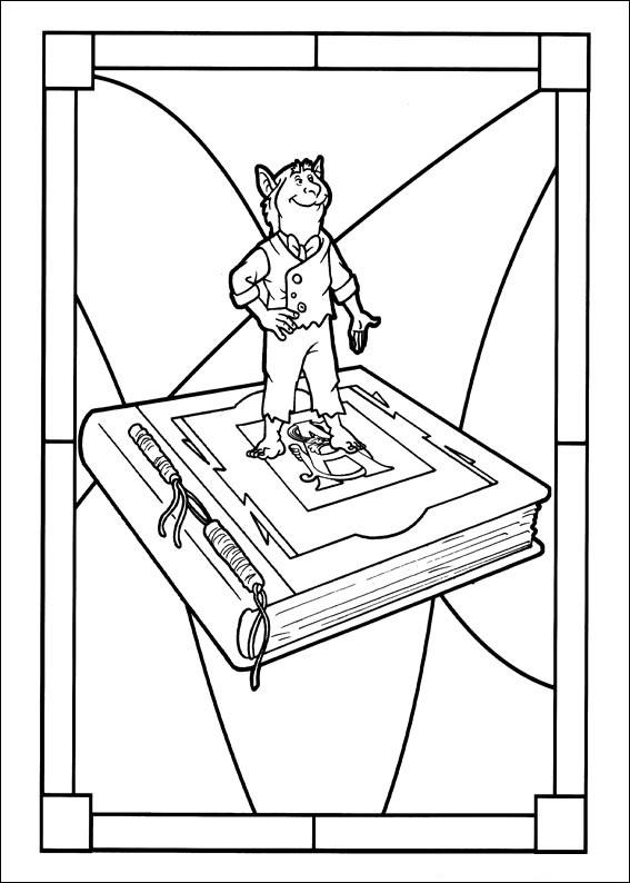 Fisă de colorat cu Cronicile spiderwick de colorat p06