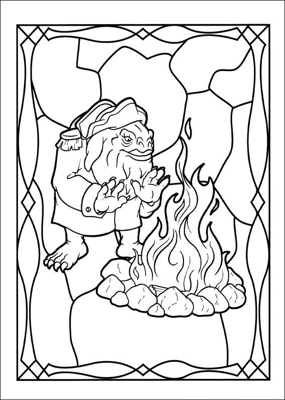 Fisă de colorat cu Cronicile spiderwick de colorat p07