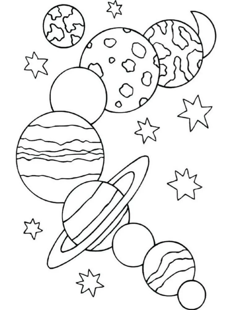 Planete de colorat p22