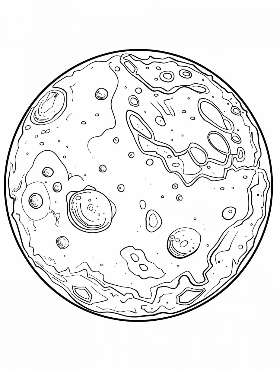 Planete de colorat p1