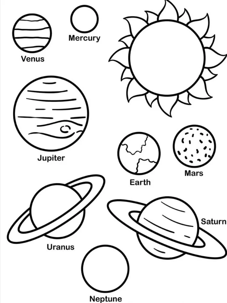 Planete de colorat p23