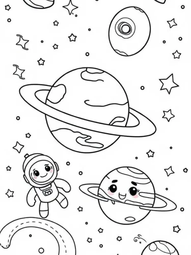 Planete de colorat p6