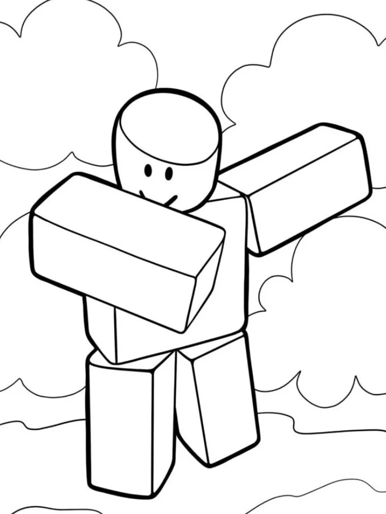 Roblox de colorat p6