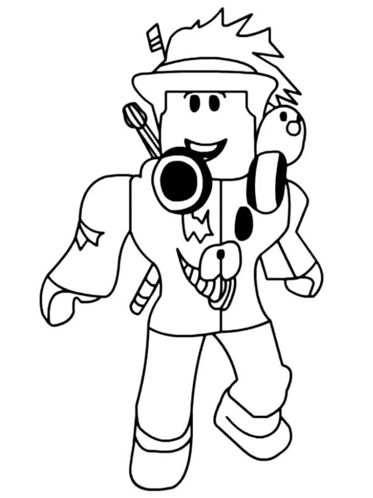 Roblox de colorat p24