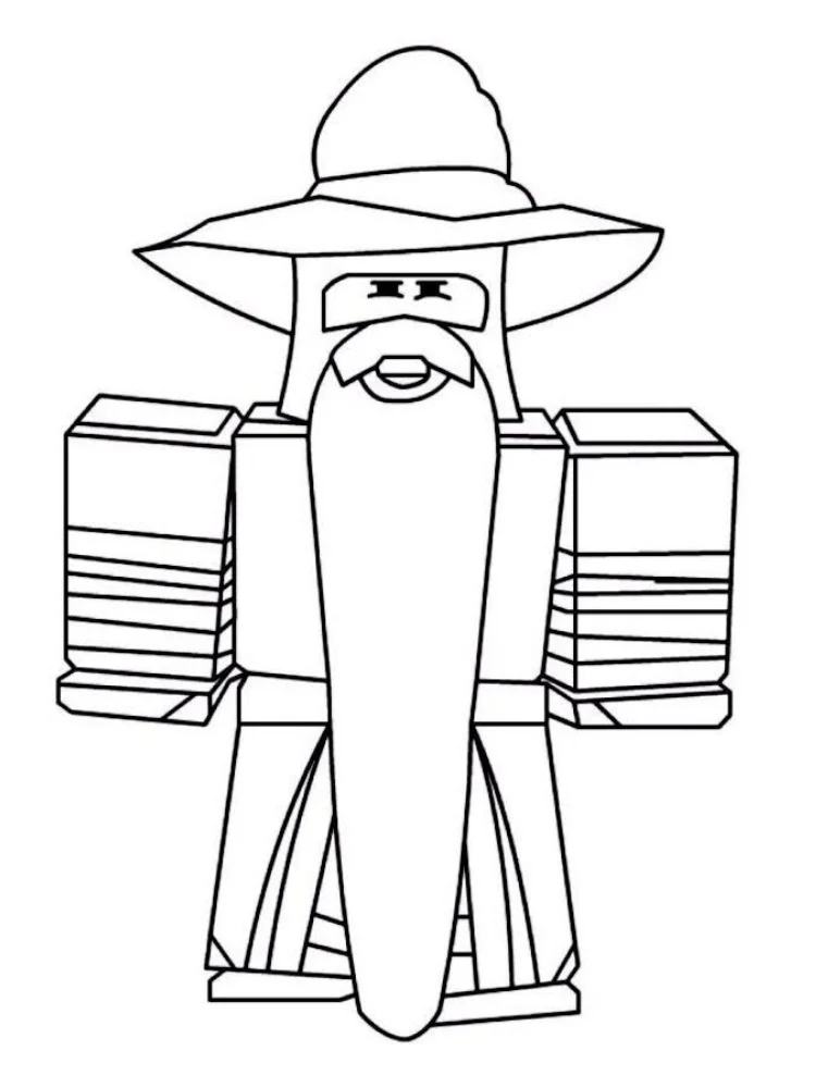 Roblox de colorat p4