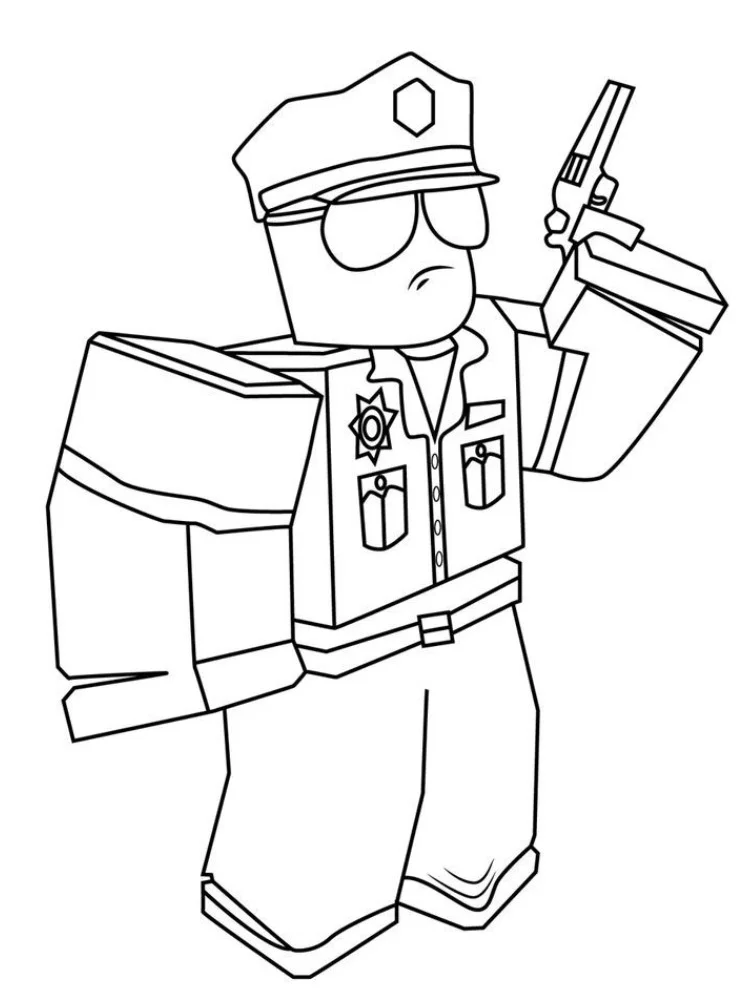 Roblox de colorat p23