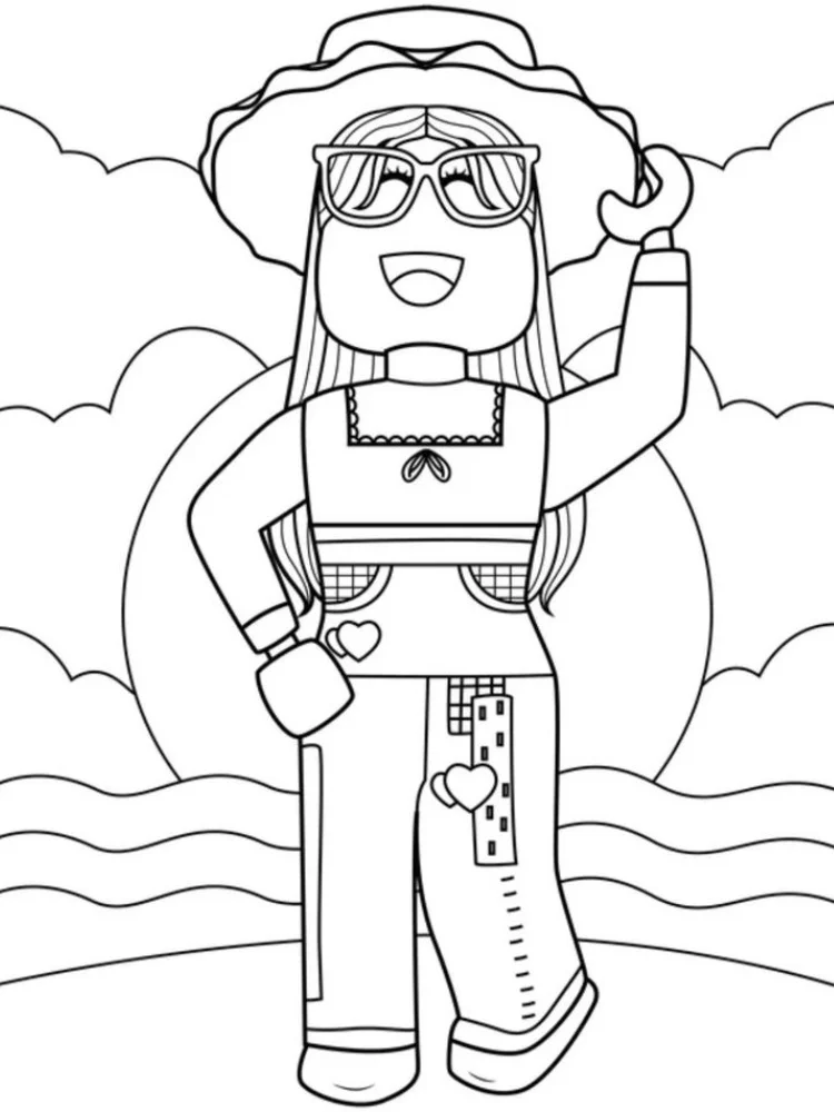 Roblox de colorat p21