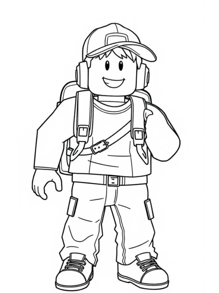 Roblox de colorat p19