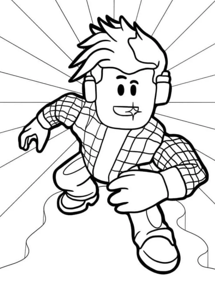 Roblox de colorat p18