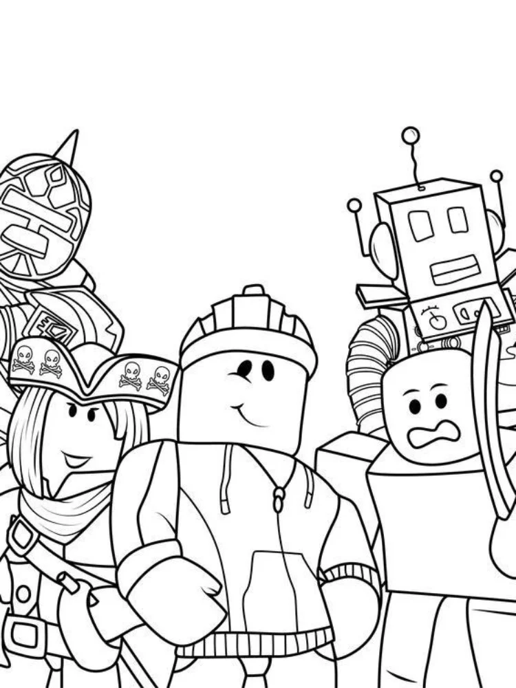 Roblox de colorat p30