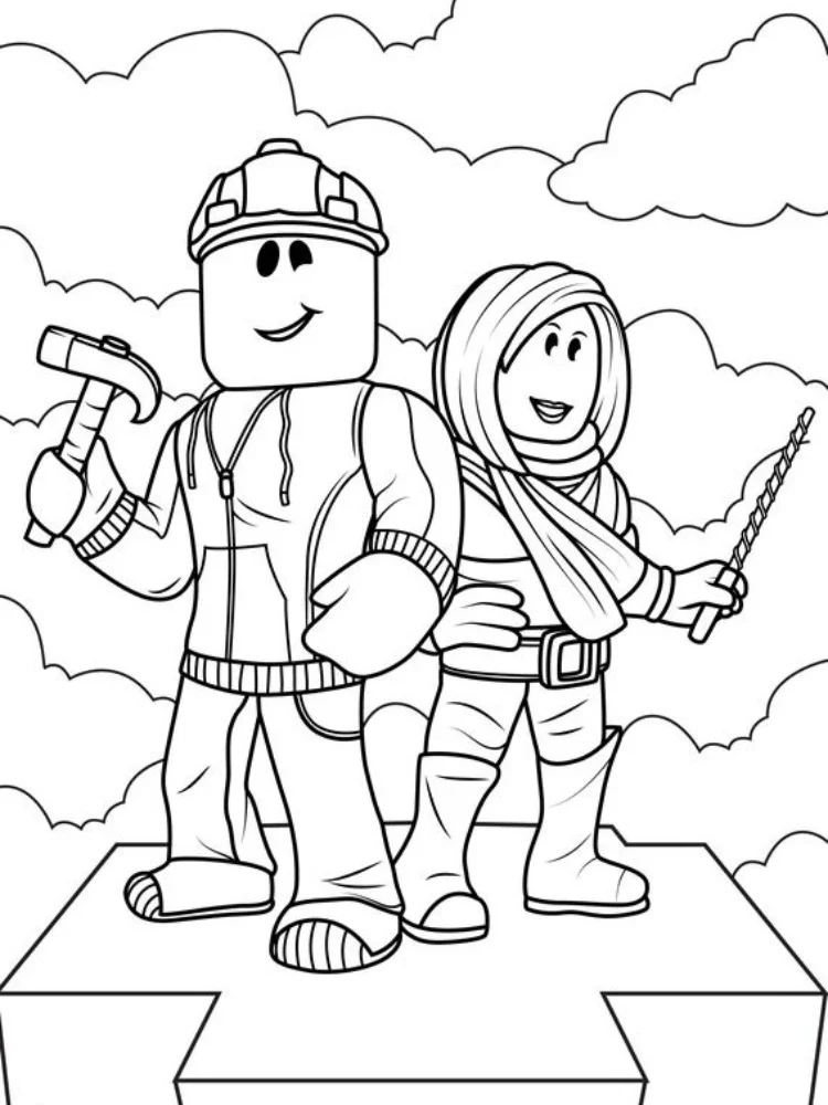 Roblox de colorat p28