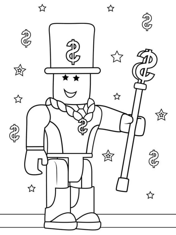 Roblox de colorat p2