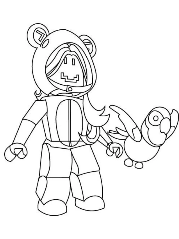 Roblox de colorat p0