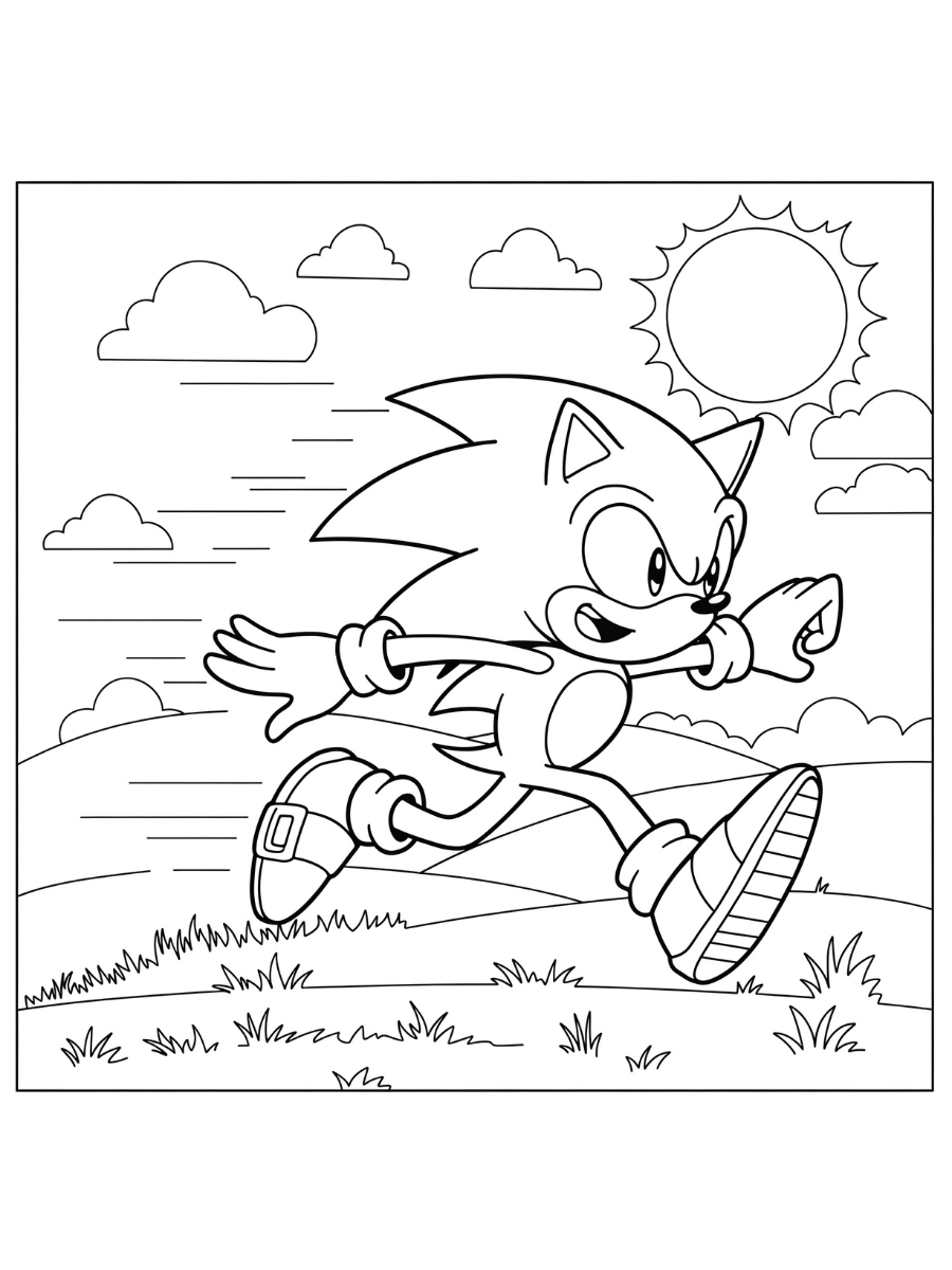 Sonic de colorat p3