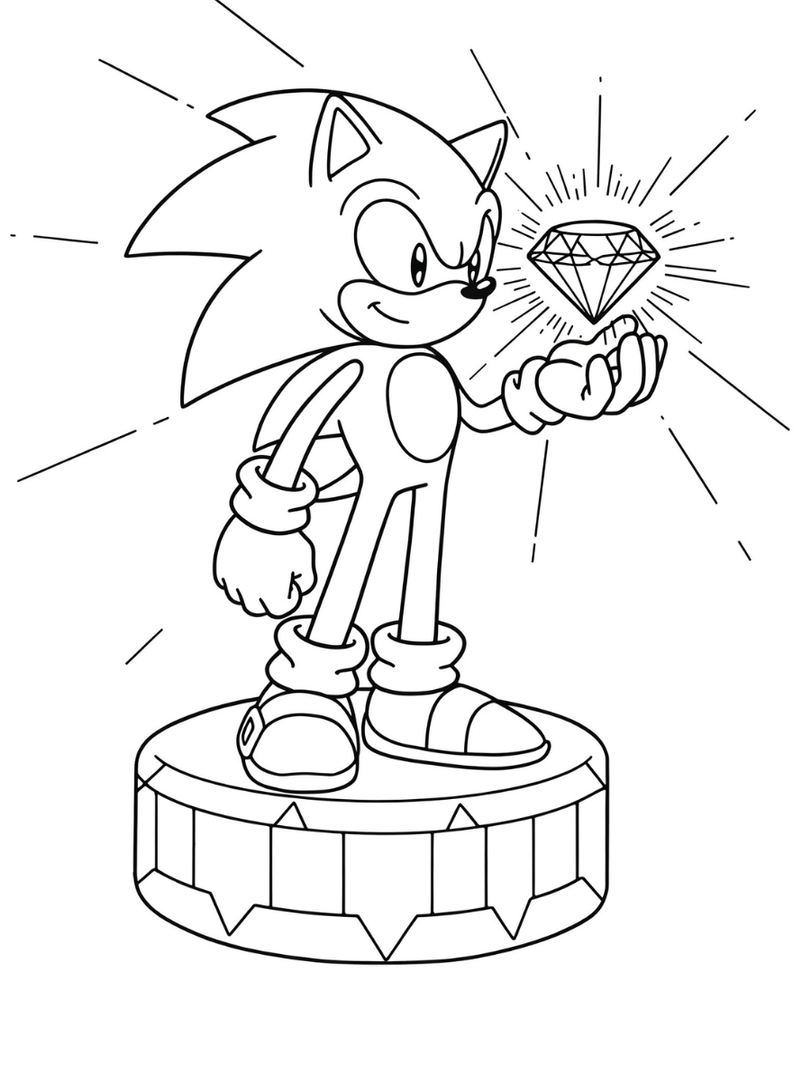 Sonic de colorat p4