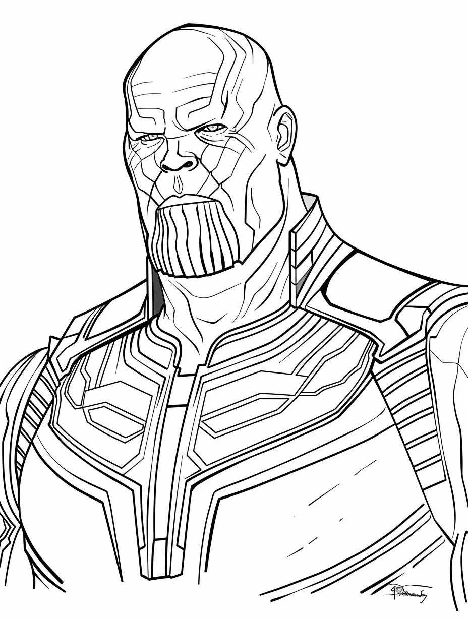 Thanos de colorat p22
