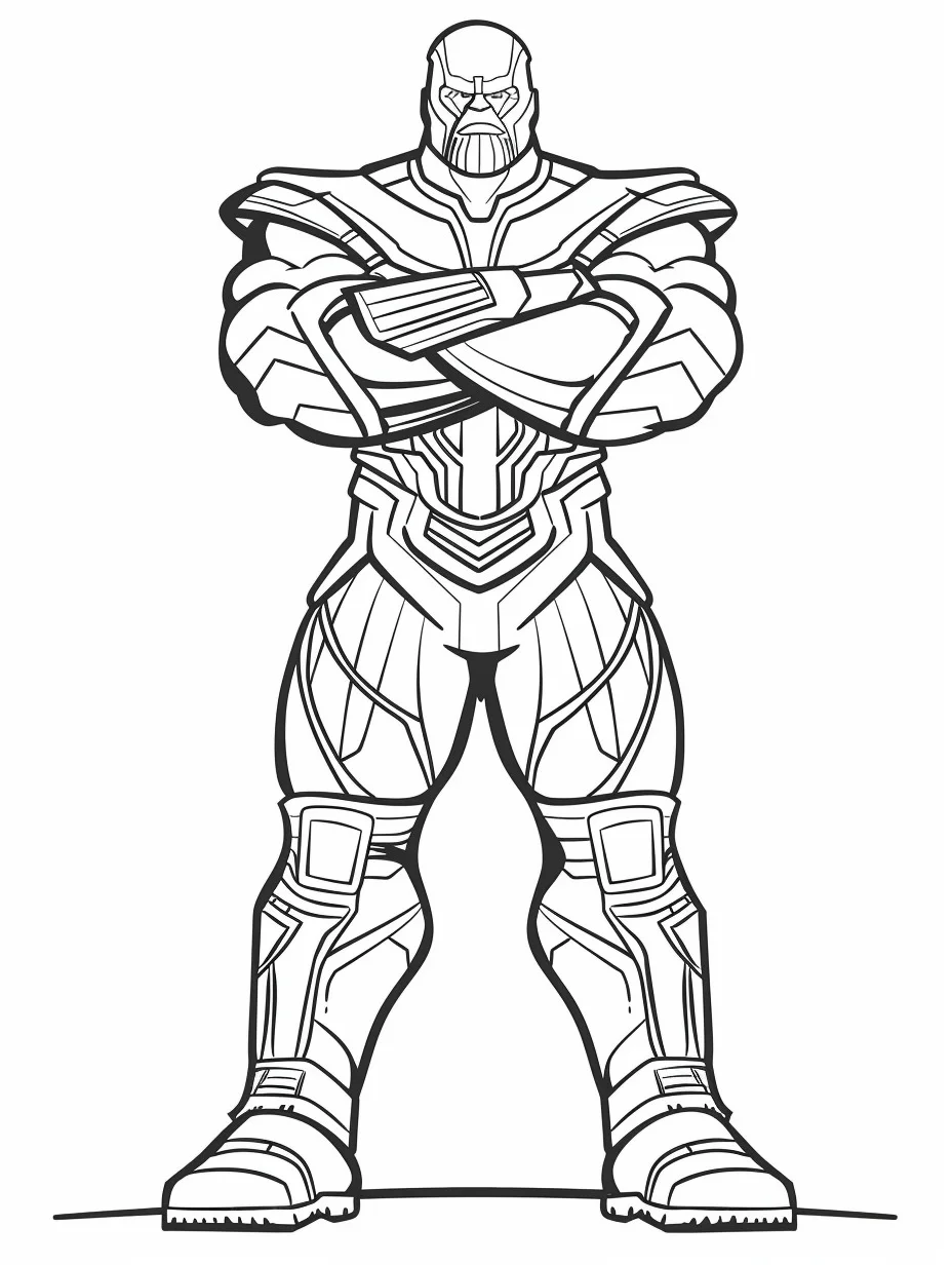 Thanos de colorat p23