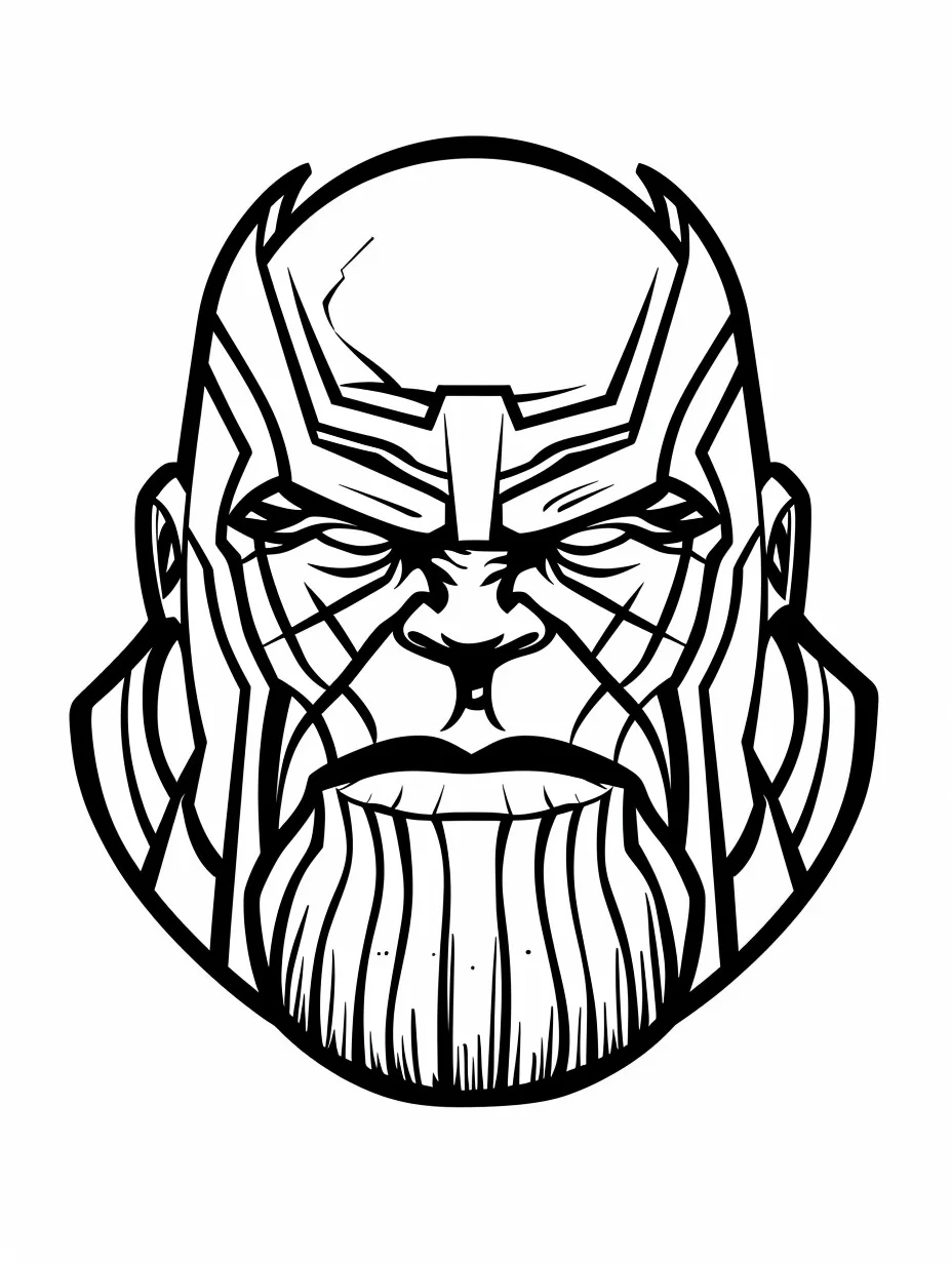 Thanos de colorat p24