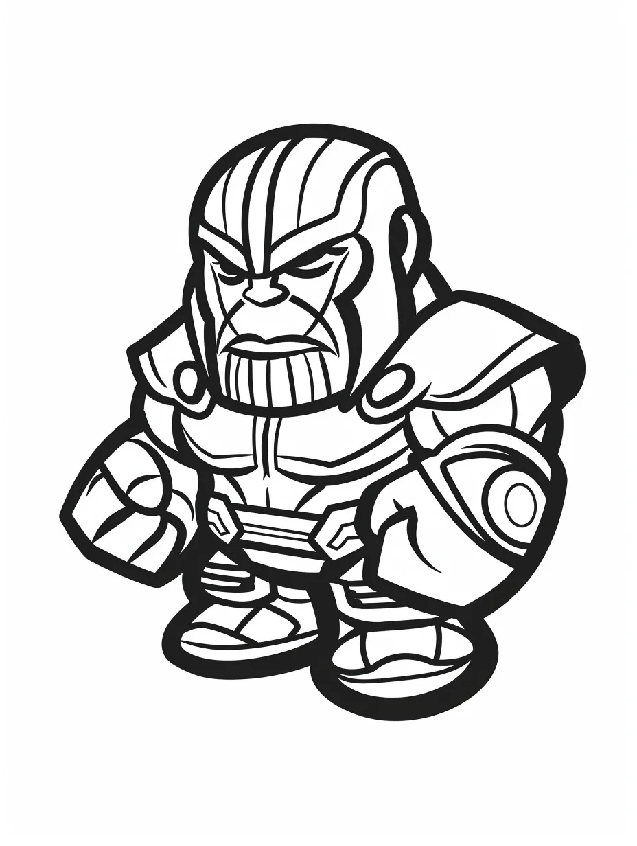 Thanos de colorat p25