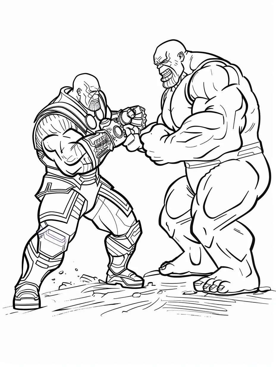 Thanos de colorat p26