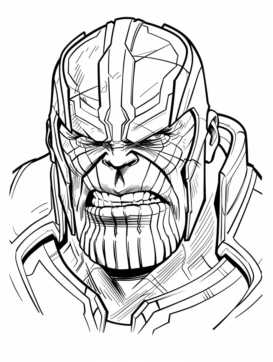 Thanos de colorat p13