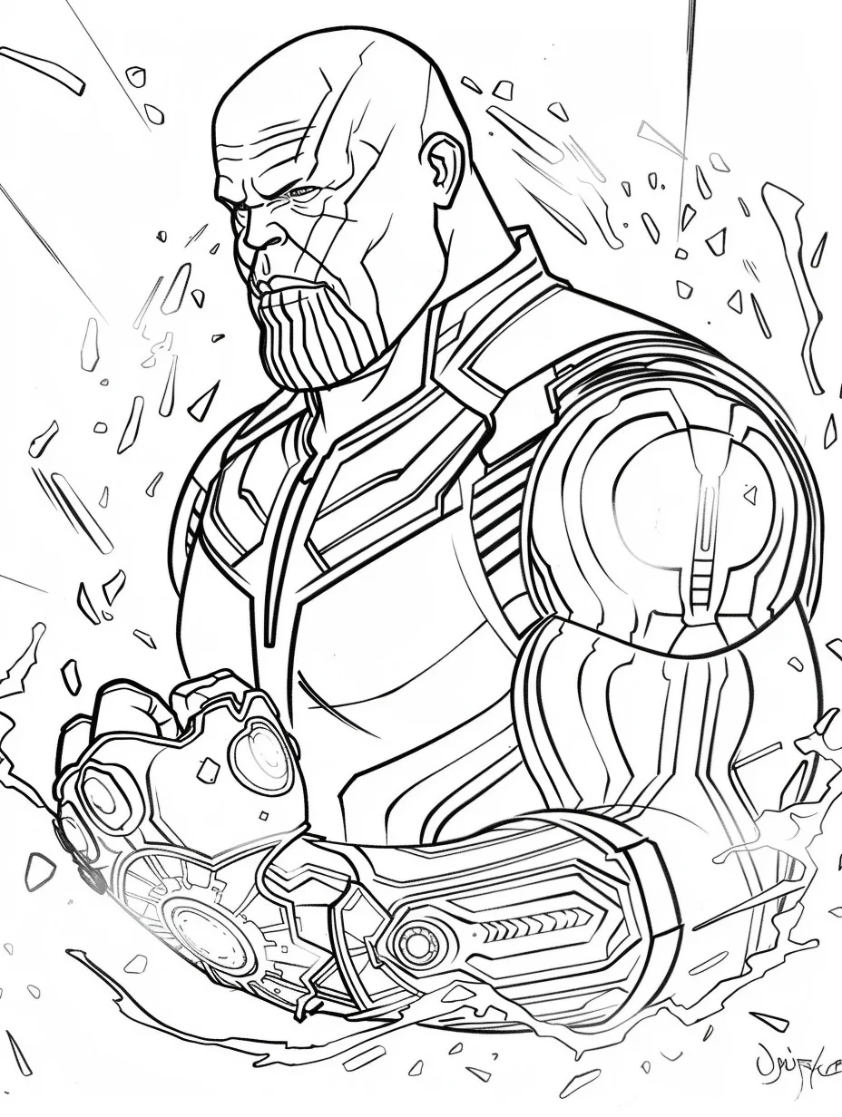 Thanos de colorat p12