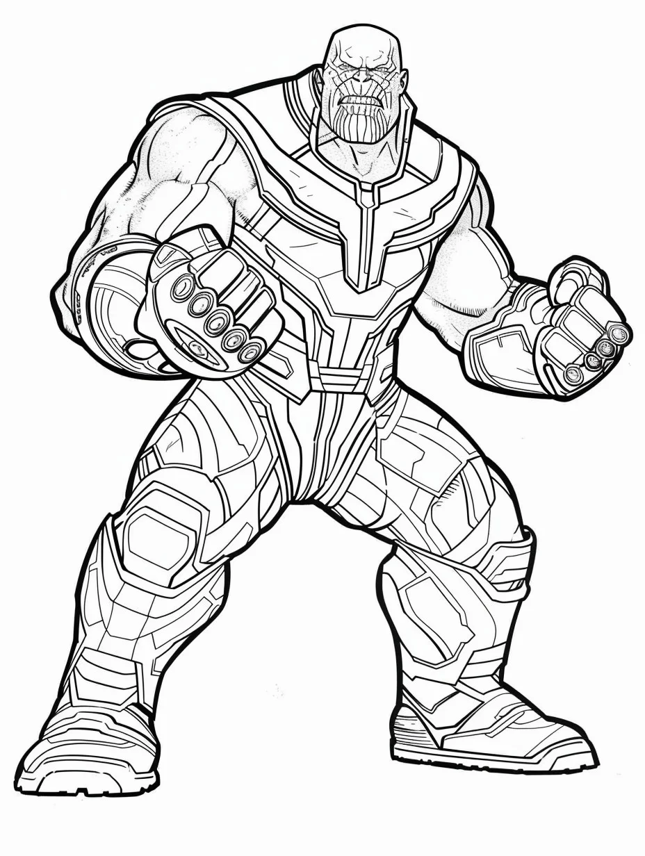 Thanos de colorat p21