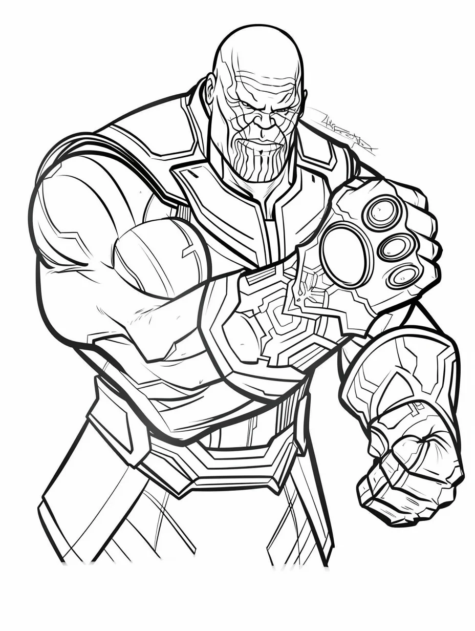 Thanos de colorat p20