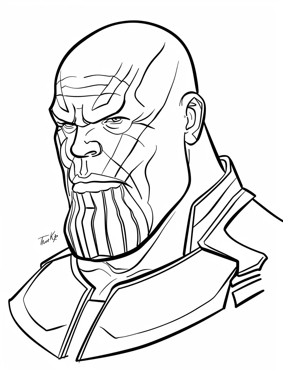 Thanos de colorat p19